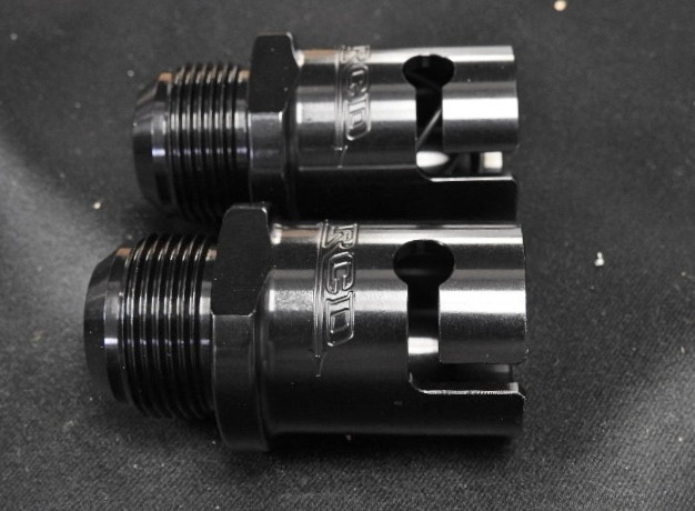 300561-0010 PAIR- RCD BREATHERS BURN DOWN TUBES - w RCD 1-1/4